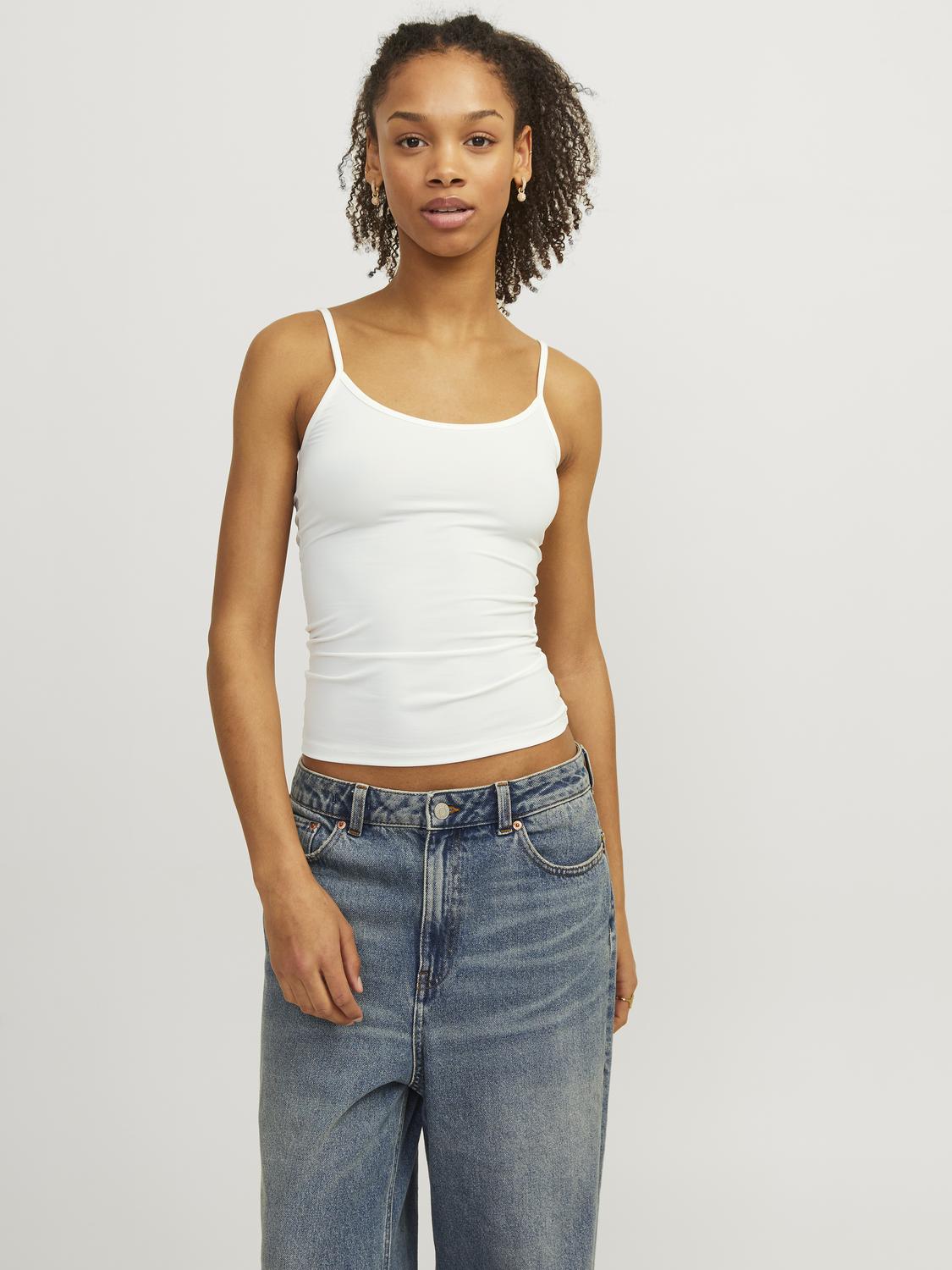JXSAGA Tank-Top - Blanc de Blanc